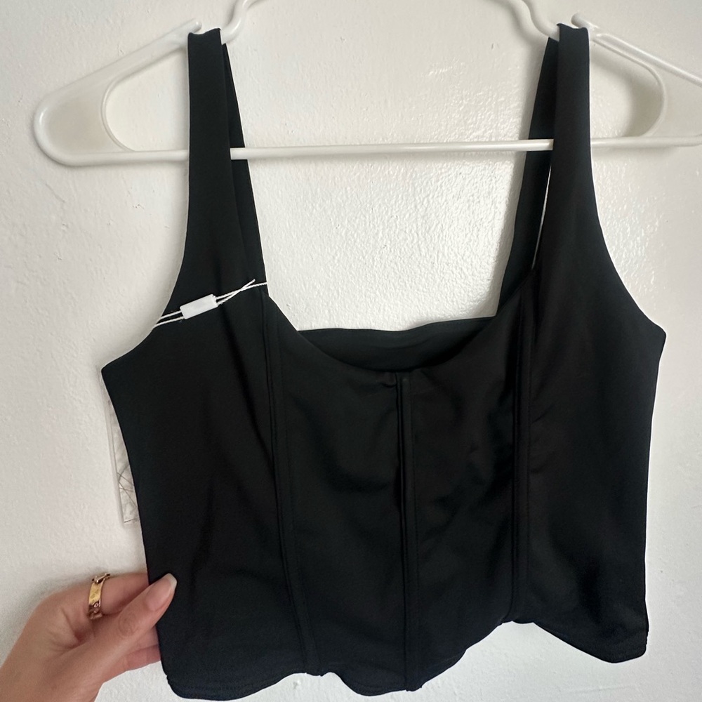 Black Corset Top NWT
